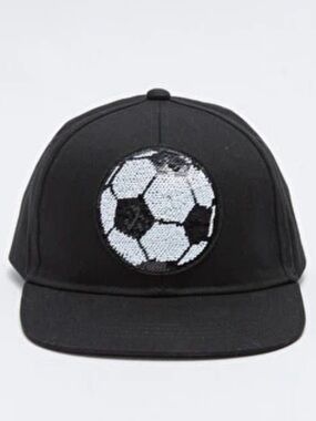 SOCCER ⚽ CLASSIC BLACK UNISEX TRUCKER CAP 🌟NWT🌟
